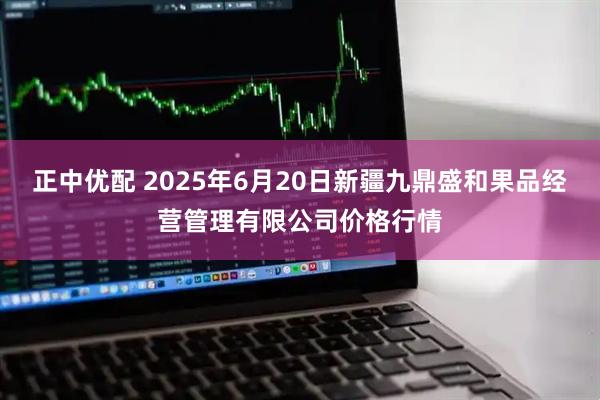 正中优配 2025年6月20日新疆九鼎盛和果品经营管理有限公司价格行情