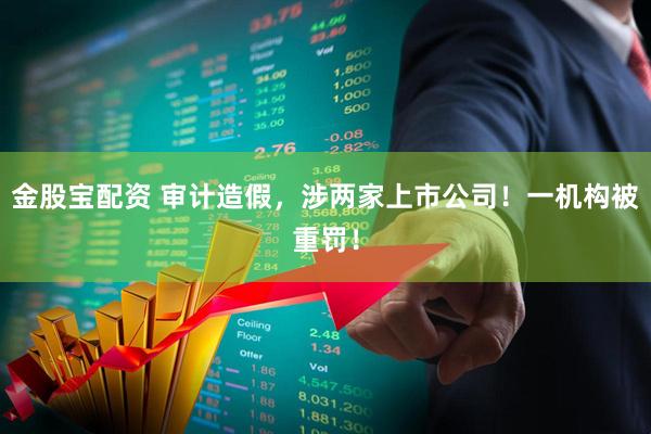 金股宝配资 审计造假，涉两家上市公司！一机构被重罚！